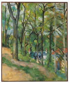Saint-Denis kusten vid Pontoise, ca 1877 av Paul Cézanne