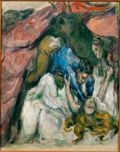 Den strypta kvinnan av Paul Cézanne