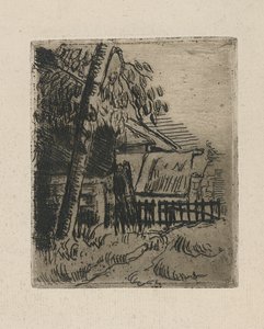 Landskap vid Auvers av Paul Cézanne
