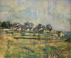 Landskap, c.1873-77 av Paul Cézanne