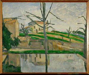 Bassängen Jas de Bouffan av Paul Cézanne