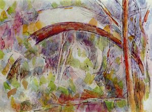 Bron Trois Sautets av Paul Cézanne