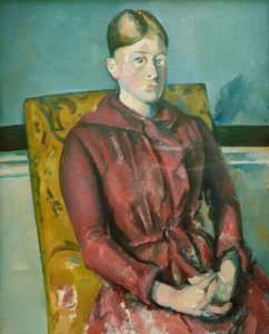 Madame Cézanne i den gula stolen av Paul Cézanne