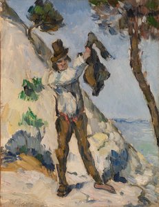 Man med en jacka av Paul Cézanne