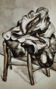 Kappa på en stol av Paul Cézanne