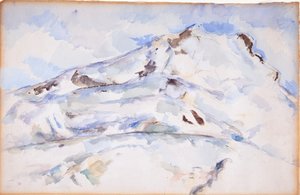 Mont Sainte-Victoire (Sainte-Victoire-berget) av Paul Cézanne