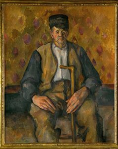 Sittande bonde av Paul Cézanne