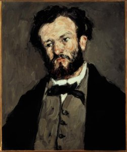 Porträtt av Valabregue av Paul Cézanne