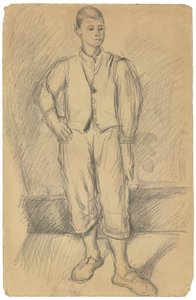 Porträtt av konstnärens son; Porträtt av konstnärens son, ca 1875-1885 av Paul Cézanne