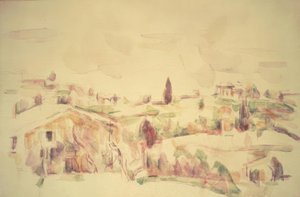 Provensalskt landskap av Paul Cézanne