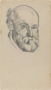 Självporträtt [recto], c. 18801882. av Paul Cézanne