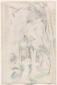 Stig i skogen av Paul Cézanne