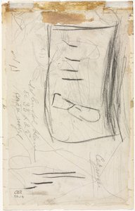 Skiss av Madame Cézanne (verso) av Paul Cézanne