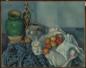 Stilleben med äpplen av Paul Cézanne