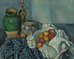 Stilleben med äpplen, 1893-1894. av Paul Cézanne