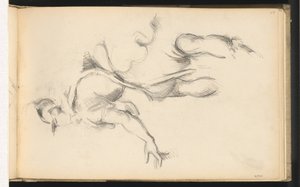 Studie av den allegoriska figuren Frankrike i Rubens
