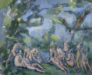 Badarna, 1899-1904 av Paul Cézanne