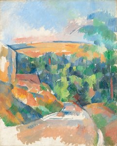 Böjen på vägen av Paul Cézanne