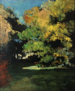 Glade, ca 1867 av Paul Cézanne
