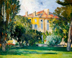 Huset i Jas de Bouffan, 1882-85 av Paul Cézanne