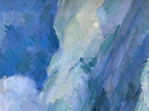 The Large Bathers, ca 1900-06 olja på duk detalj från 2052 av Paul Cézanne