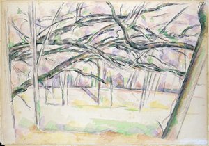 The Orchard, c.1895 av Paul Cézanne