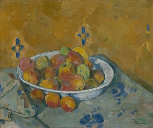 Äppletallriken, ca. 1877. av Paul Cézanne