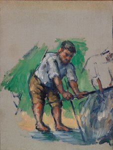 Brunnsborraren (Le Foreur) av Paul Cézanne