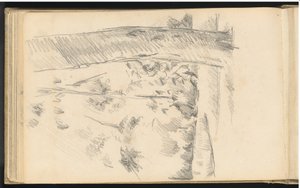 Träd och buskar av Paul Cézanne