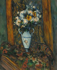 Vas med blommor av Paul Cézanne