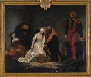 Avrättningen av Lady Jane Gray. 1833