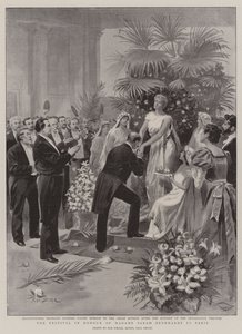 Festivalen till ära för Madame Sarah Bernhardt i Paris