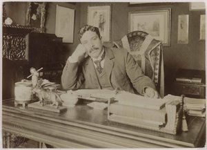 Porträtt av Maurice Donnay 1859-1945, ca. 1890. av Paul Dornac