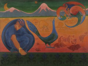 Det nabiska landskapet, 1890. av Paul Elie Ranson