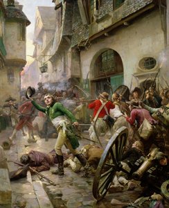 Henri de La Rochejaquelein (1772-94) vid slaget vid Cholet, 17 oktober 1793