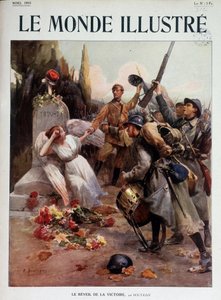 The Revival of Victory, allegorisk målning av Boutigny - i "" Le Monde Illustré", julen 1915 av Paul Émile Boutigny