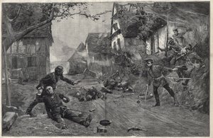 Kriget 1870-1871 - vid slaget vid Woerth (eller slaget vid Froeschwiller Woerth, Froeschwiller-Woerth), 6 augusti