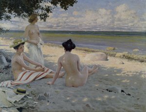 On the Beach (olja på duk)