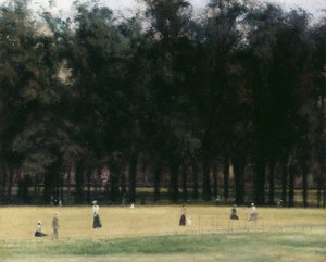 Kensington Gardens (olja på duk)