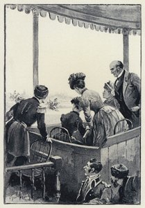Illustration för Anna Karenina: Loppet (litho) av Paul Frenzeny