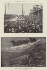 Klondike Gold Discoveries av Paul Frenzeny