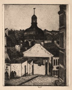 Sex etsningar: Notre Dame Street, Pontoise
