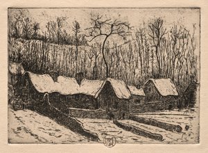 Sex Etchings: The Thatched Bakery, Auvers, 1895.