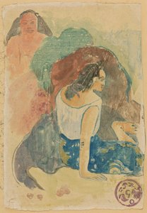 Djävulens ord [recto] av Paul Gauguin