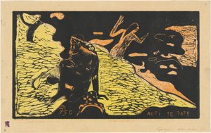 Auti te Pape (Kvinnor vid floden) av Paul Gauguin