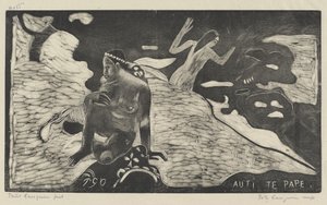 Auti te Pape (Kvinnor vid floden) av Paul Gauguin