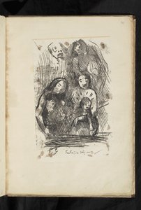 Före och efter - Nativity fragment av Paul Gauguin