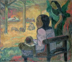 Be Be (The Nativity) av Paul Gauguin