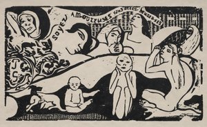 Var kär och du kommer att bli lycklig. av Paul Gauguin
