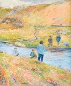 Bretonska fiskare av Paul Gauguin